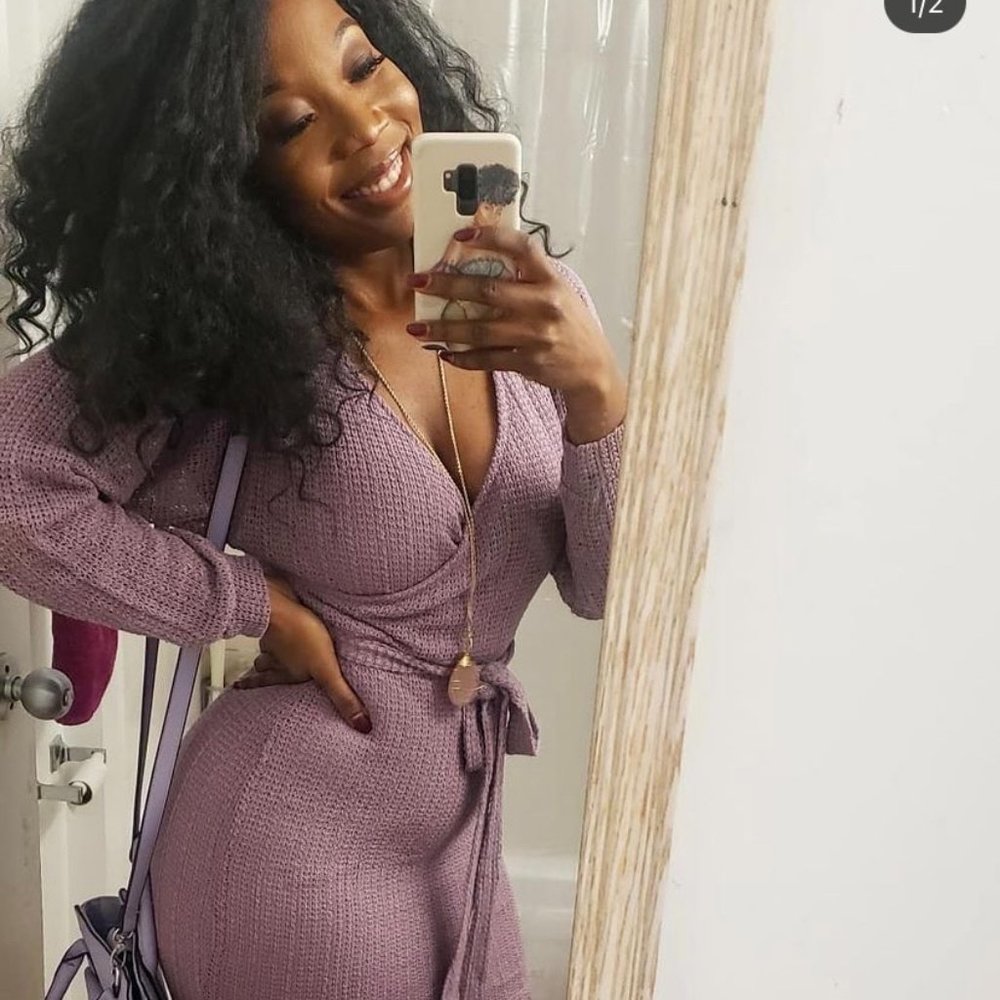 Purple sexy dress - Picture 2 of 3
